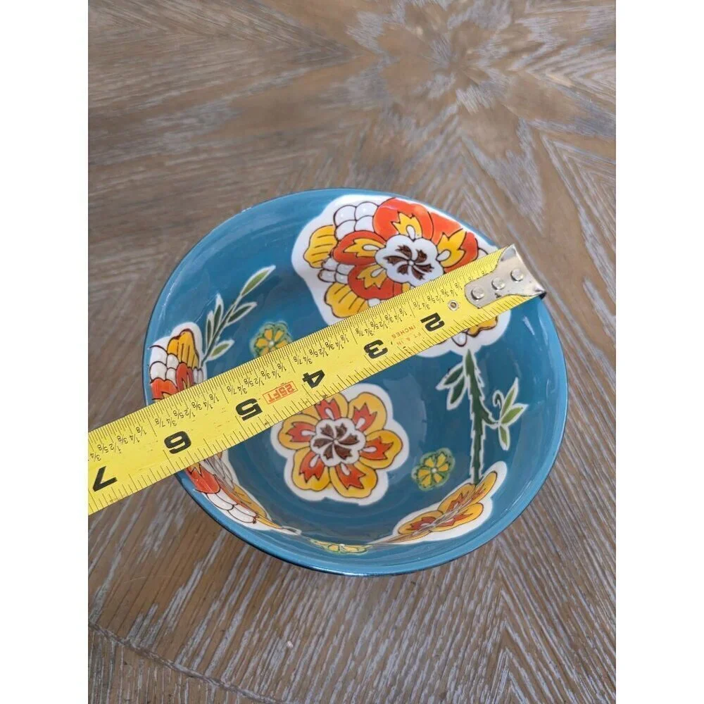 Royal Dining Jumbo‎ Gold Hand painted Hand-Painted Ceramic Bowl Gold-Toned